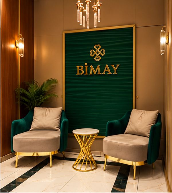 Seating area inside the Bimay Gold shop
