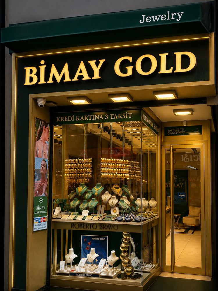Bimay Gold storefront, Beyoğlu, Istanbul